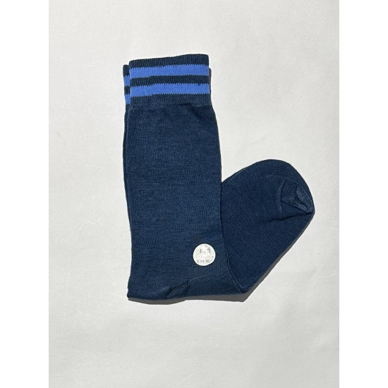 Socks Airforce Blue Cotton Lycra 